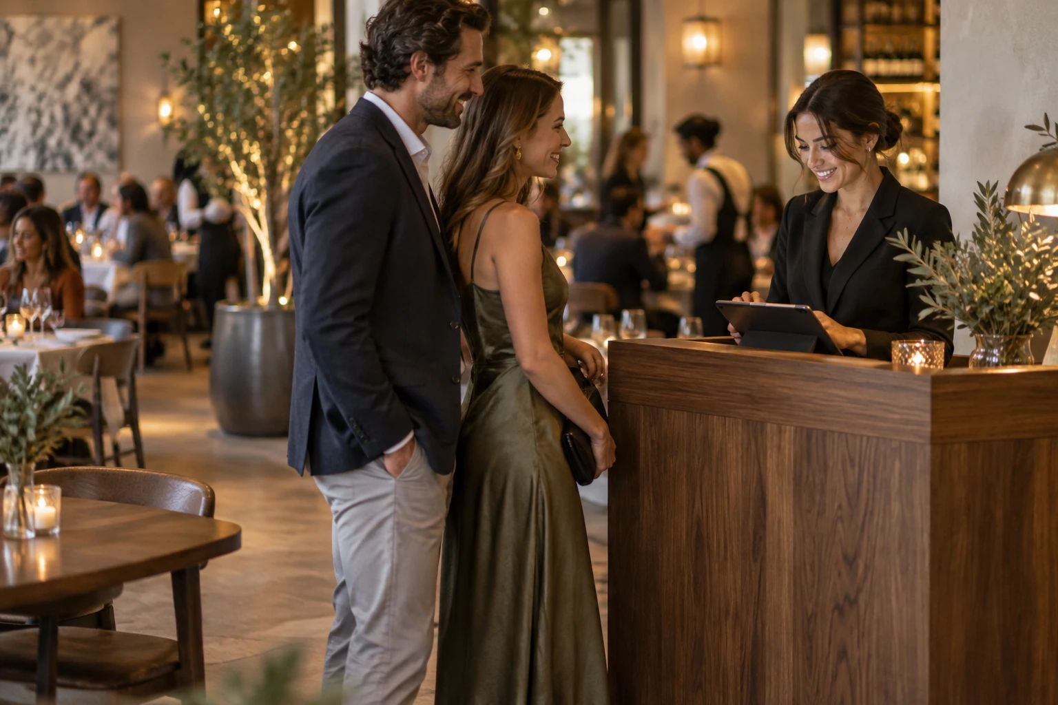 A conversation about order enquiries in restaurants & food delivery
